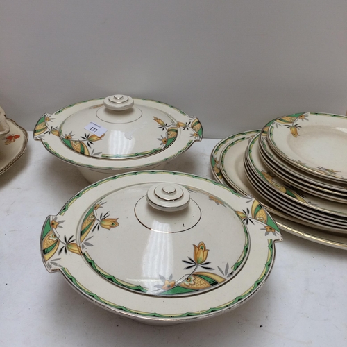 137 - Quantity of China to include Copeland Spode, vintage jelly moulds, part dinner sets etc