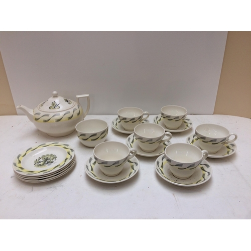 141 - A decorative Wedgwood Ravillious part tea service