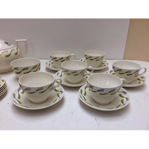 141 - A decorative Wedgwood Ravillious part tea service