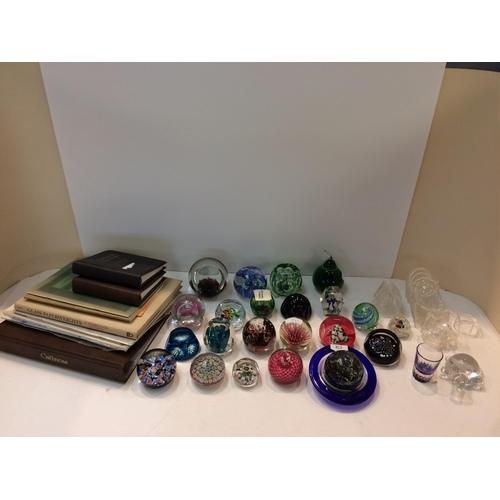 178 - Collection of Caithness and other glass paperweights, and Caithness paperwork