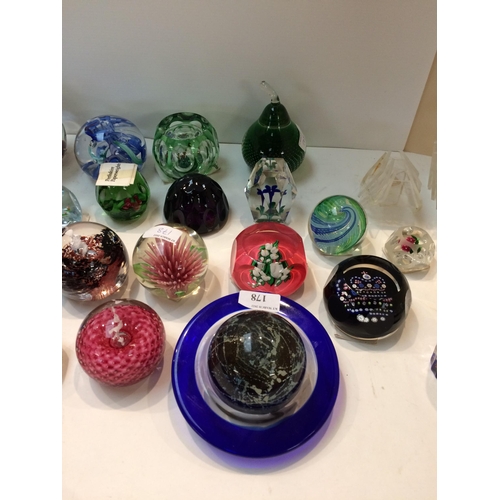 178 - Collection of Caithness and other glass paperweights, and Caithness paperwork