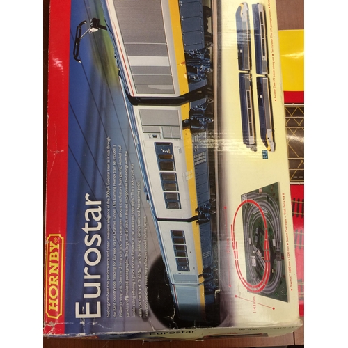 283 - A quantity of railwayana, including Hornby Eurostar, in original box, Virgin Trains Pendolin, etc