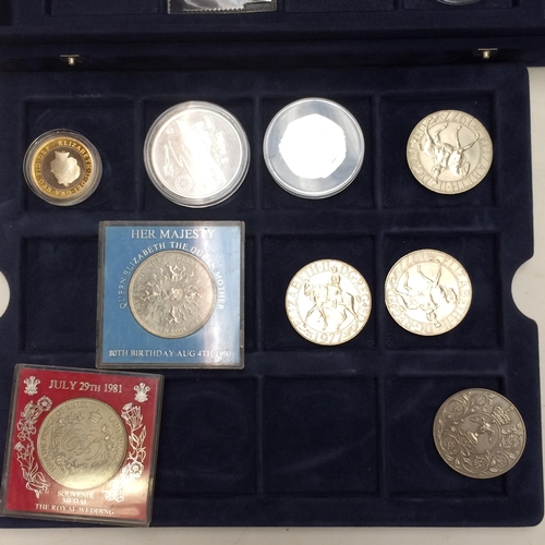 287 - 2 cases of coins, Royal Mint  Millennium cased presentation coinage 