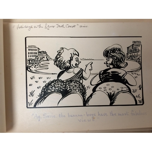 297 - Mid century original artwork of Daily newspapers comic strips by D N Fergusson