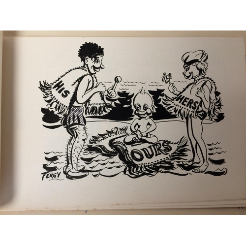 297 - Mid century original artwork of Daily newspapers comic strips by D N Fergusson