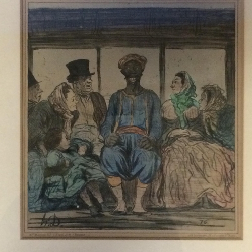 302 - Pair French lithographs by Honoré Daumier