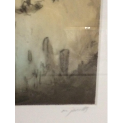 322 - M J Wells (British, Contemporary), Etching, Evening Harbour II, signed, titled and numbered 113 / 20... 