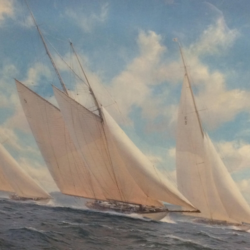 323 - John Steven Dews (British, Contemporary), Coloured Print,  Sailing Boats, Signed and numbered 433 / ... 