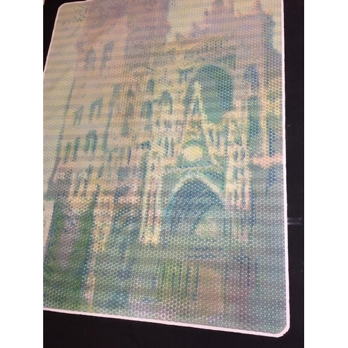 359 - John Clem Clarke (American, 1936-2021). Rouen Cathedral after Monet, Contemporary oil on canvas, 196... 