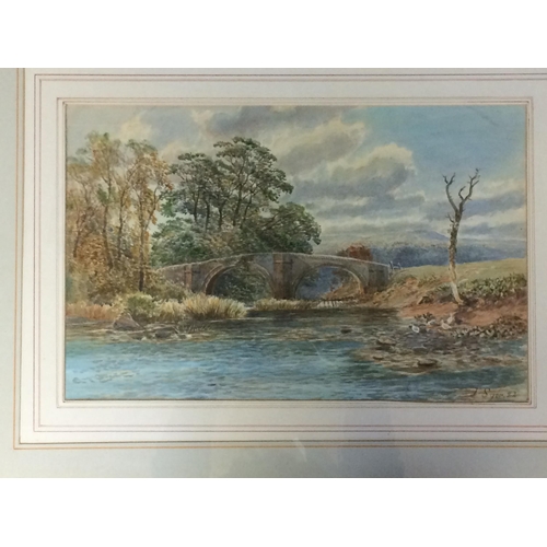 373 - JOHN SYER (1815-1885), Watercolour, river scene, signed lower right, 50 x 32xm framed and glazed