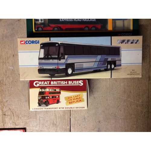 398 - A collection of die cast model vehicles to include Corgi and other makers, various scales