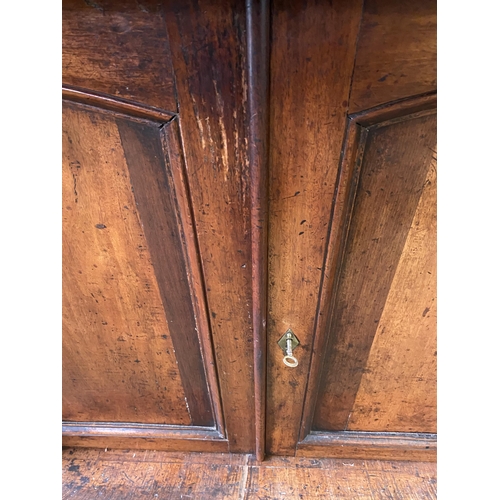 533 - Victorian glazed bookcase, with cupboard below 238h x 50d x 112 w cm