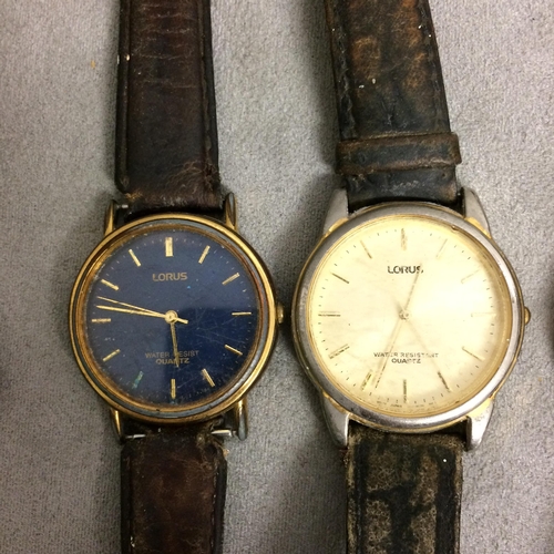 65 - A collection of vintage wristwatches to include a Sekonda 25 Jewel Automatic with dat date aperture