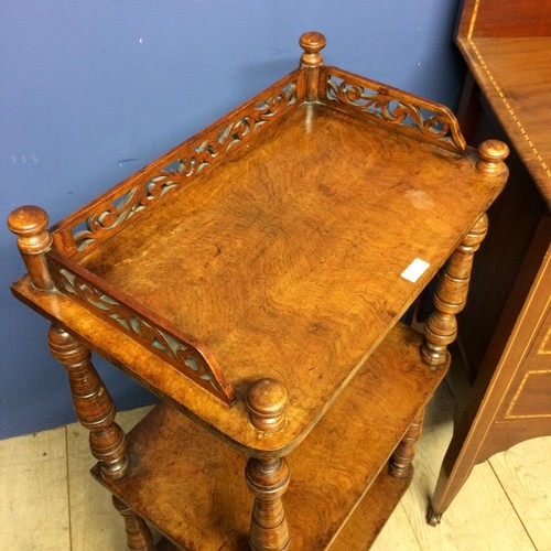 459 - Edwardian 3 drawer chest with string inlay decoration raised on tapering square legs, 107cm H x 84cm... 