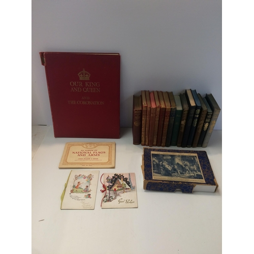 445 - Quantity of ephemera including Kipling books, cigarette cards, Royal memorabilia etc