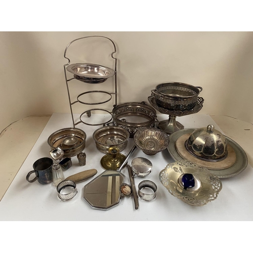 53 - Quantity of silver plate, see images for details