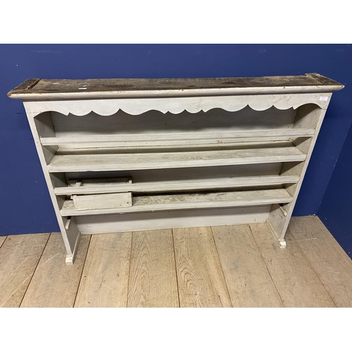 655 - Grey painted dresser top (no base)