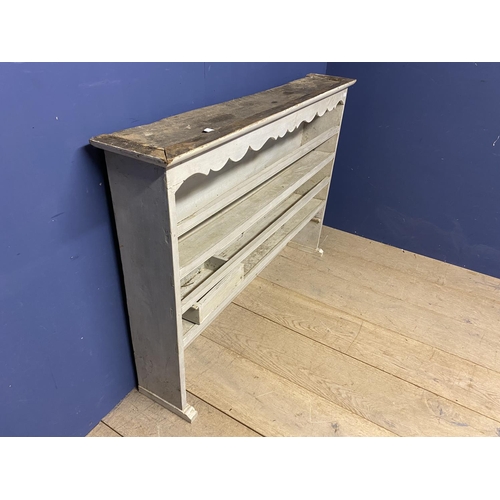 655 - Grey painted dresser top (no base)