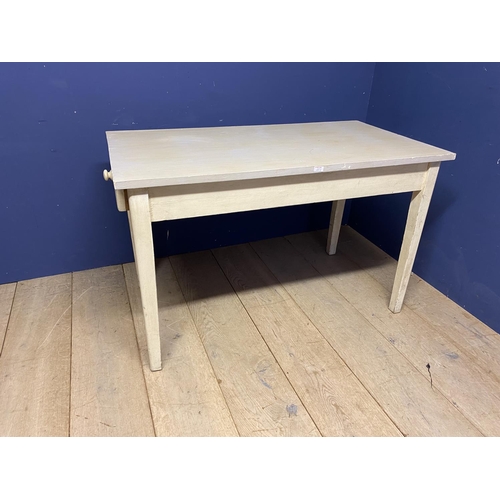 465 - Painted side table with single drawer