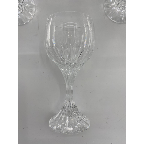 164 - Baccarat glass, a quantity of good C20th glassware to include 11 Champagne flutes, 13 Red wine glass... 