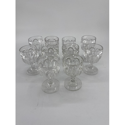 209 - Collection of good crystal glassware a similar set of  14 white wine glasses, 7 red wine, 7 similar ... 