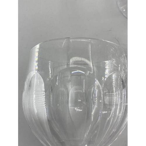 209 - Collection of good crystal glassware a similar set of  14 white wine glasses, 7 red wine, 7 similar ... 