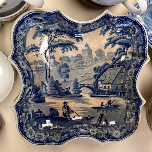 222 - Quantity of china to include CMIELOW, Whittard of Chelsea, Spode, Blue and white etc