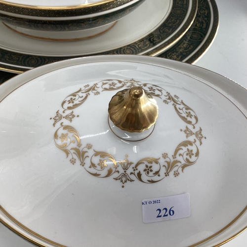 226 - A good part service of Royal Doulton Vanborough Fine Bone China, see images for quantity, hardly use... 