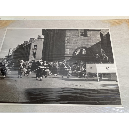 288 - Large collection of mid c20th post cards and photographs to include occupied Japan, circa 1946, sunk... 