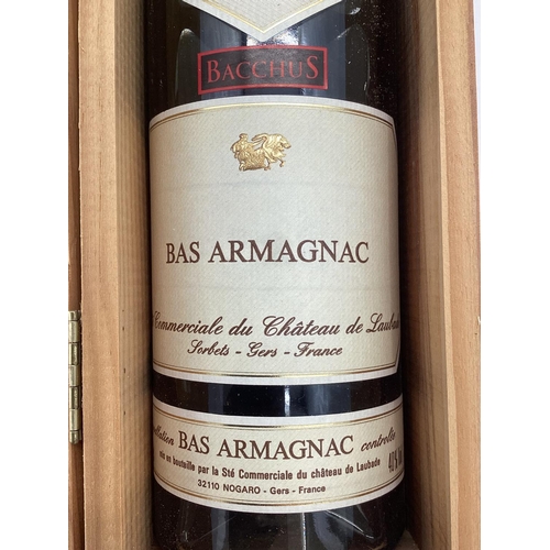 304 - Cased bottle of 1933 Bas Armagnac, as found in the house