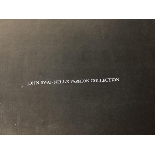 424 - A Collection of John Swannell, black and white, fashion photographer images, including a large 1981 ... 