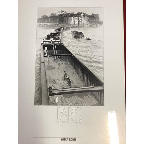 438 - Quantity of pictures and prints to include prints of Robert Doisneau Paris posters in red frames