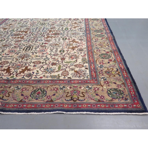 628 - Fine Tabriz carpet, signed by Master Weaver Javan - Persia�Circa. 1930sSize. 3.20 x 2.28 metres - 10... 