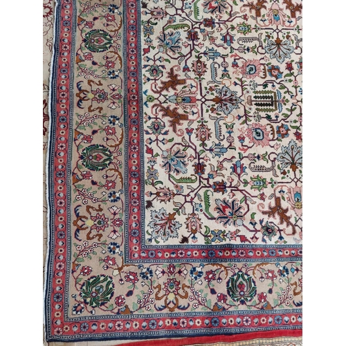 628 - Fine Tabriz carpet, signed by Master Weaver Javan - Persia�Circa. 1930sSize. 3.20 x 2.28 metres - 10... 