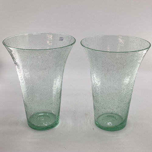 125 - A large quantity of glassware's to include:  candle holders, flower vases,  large bowls, fruit bowls... 