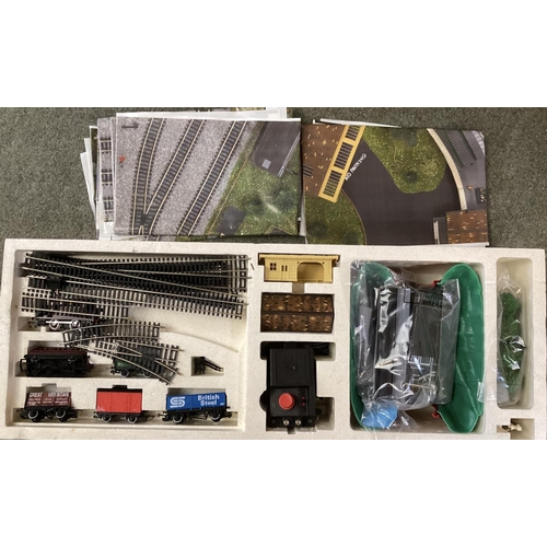 139 - Two boxed trains, LMS Main Freight, and Hornby Railways Midlander Goods, see images