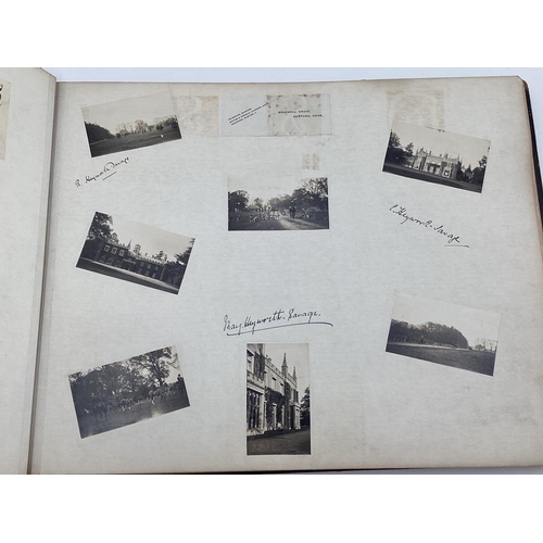 162 - Photograph album mainly depicting the life of the Underdown family in the 1920s, shooting parties, i... 