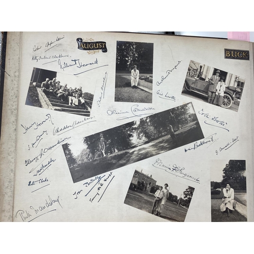 162 - Photograph album mainly depicting the life of the Underdown family in the 1920s, shooting parties, i... 