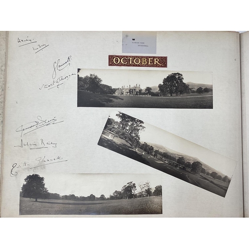 162 - Photograph album mainly depicting the life of the Underdown family in the 1920s, shooting parties, i... 