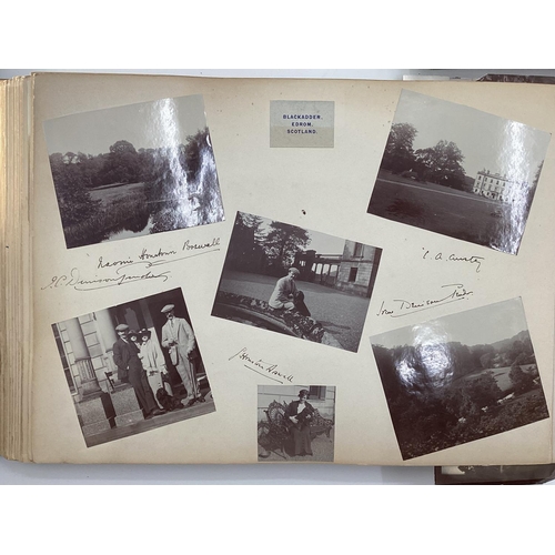 163 - Two Photograph albums mainly depicting the life of the Underdown family in the early 1900s, photos o... 