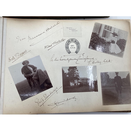 163 - Two Photograph albums mainly depicting the life of the Underdown family in the early 1900s, photos o... 