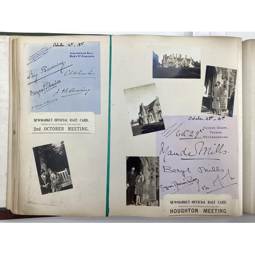 165 - 1920s / 1930s photograph album Underdown family various country houses including Milton Abbey, Bradw... 