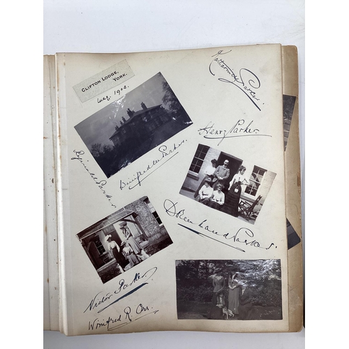 165 - 1920s / 1930s photograph album Underdown family various country houses including Milton Abbey, Bradw... 