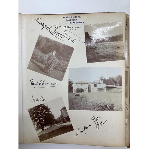 165 - 1920s / 1930s photograph album Underdown family various country houses including Milton Abbey, Bradw... 