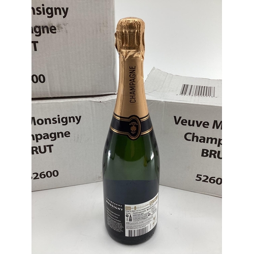 187 - 18 bottles Veuve Monsigny Brut Champagne