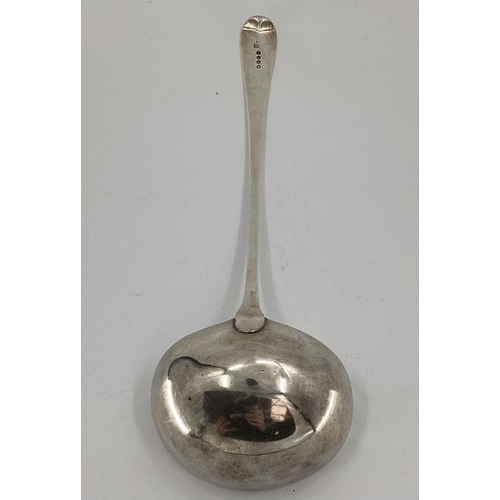 19 - A Georgian silver ladle, by William Eley I and William Fearn, London 1812, 173g