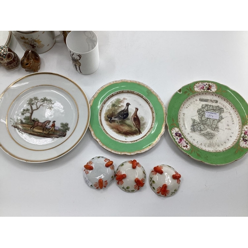 194 - Quantity of modern china to include Wedgwood early morning tea set, 3 lobster footed salt cellars, p... 