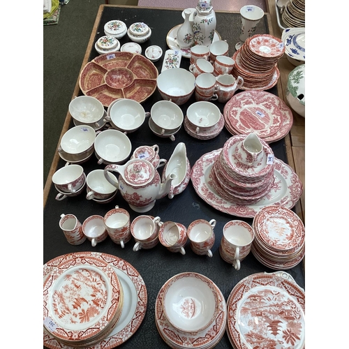 202 - A set of Royal Worcester Royal China Works part service (much wear etc) ; and a quantity of Masons, ... 