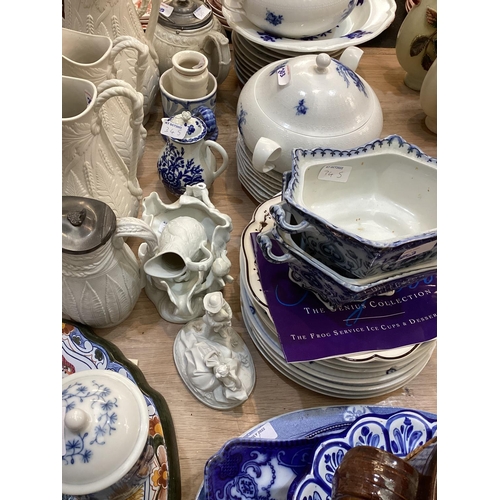 203 - QUANTITY OF CLEARANCE LOTS, to be sold for charity, including: Rosenthal blue and white china, and a... 