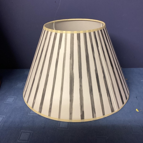 262 - A quantity of OKA and other lamp shades, including a large pink Pooky shade, see photos